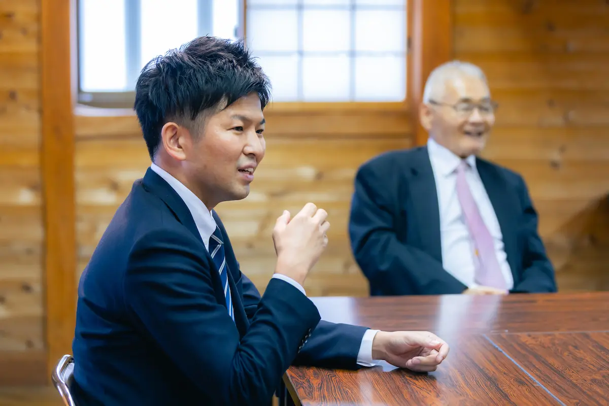 浅野氏と小宮山氏