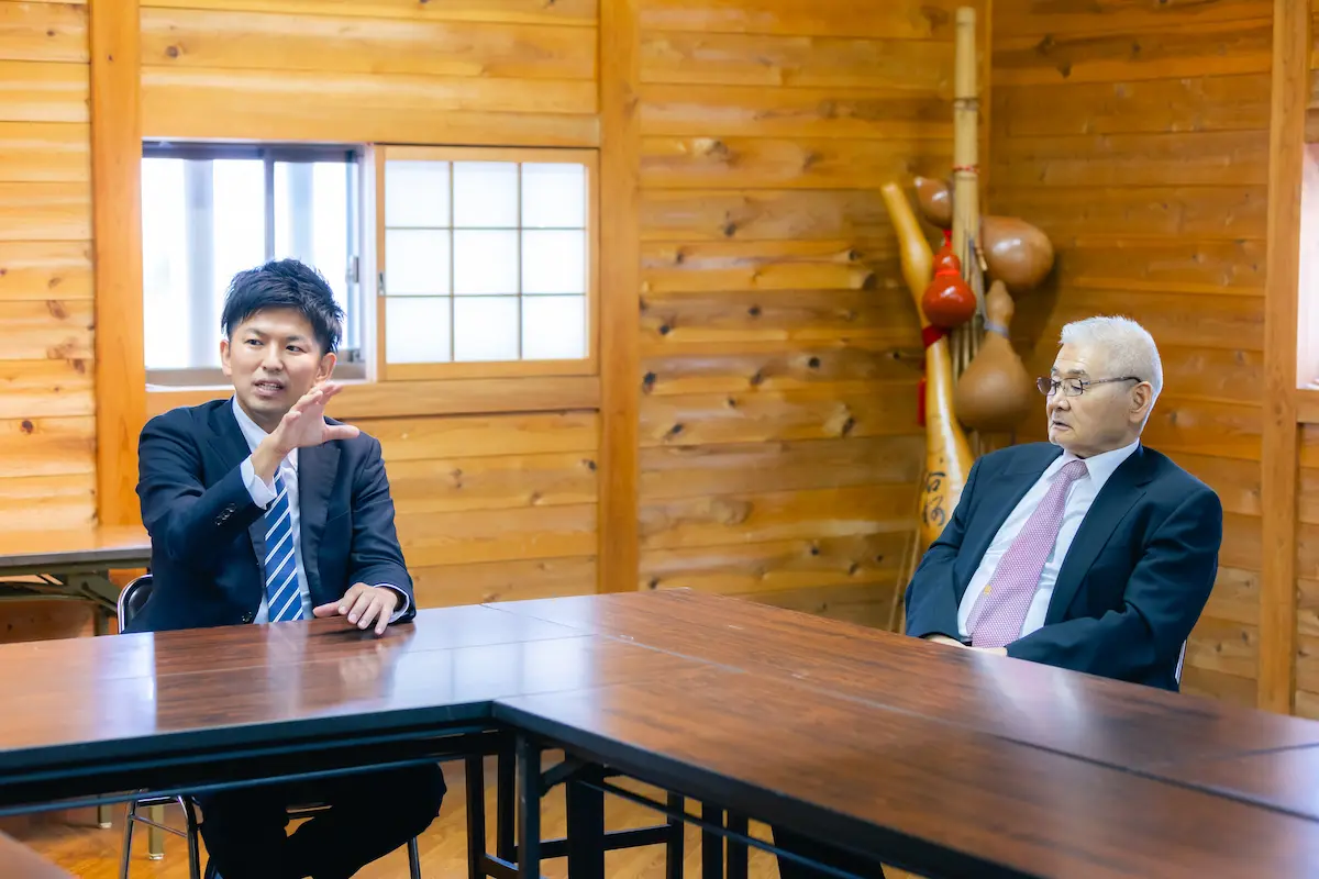 浅野氏と小宮山氏